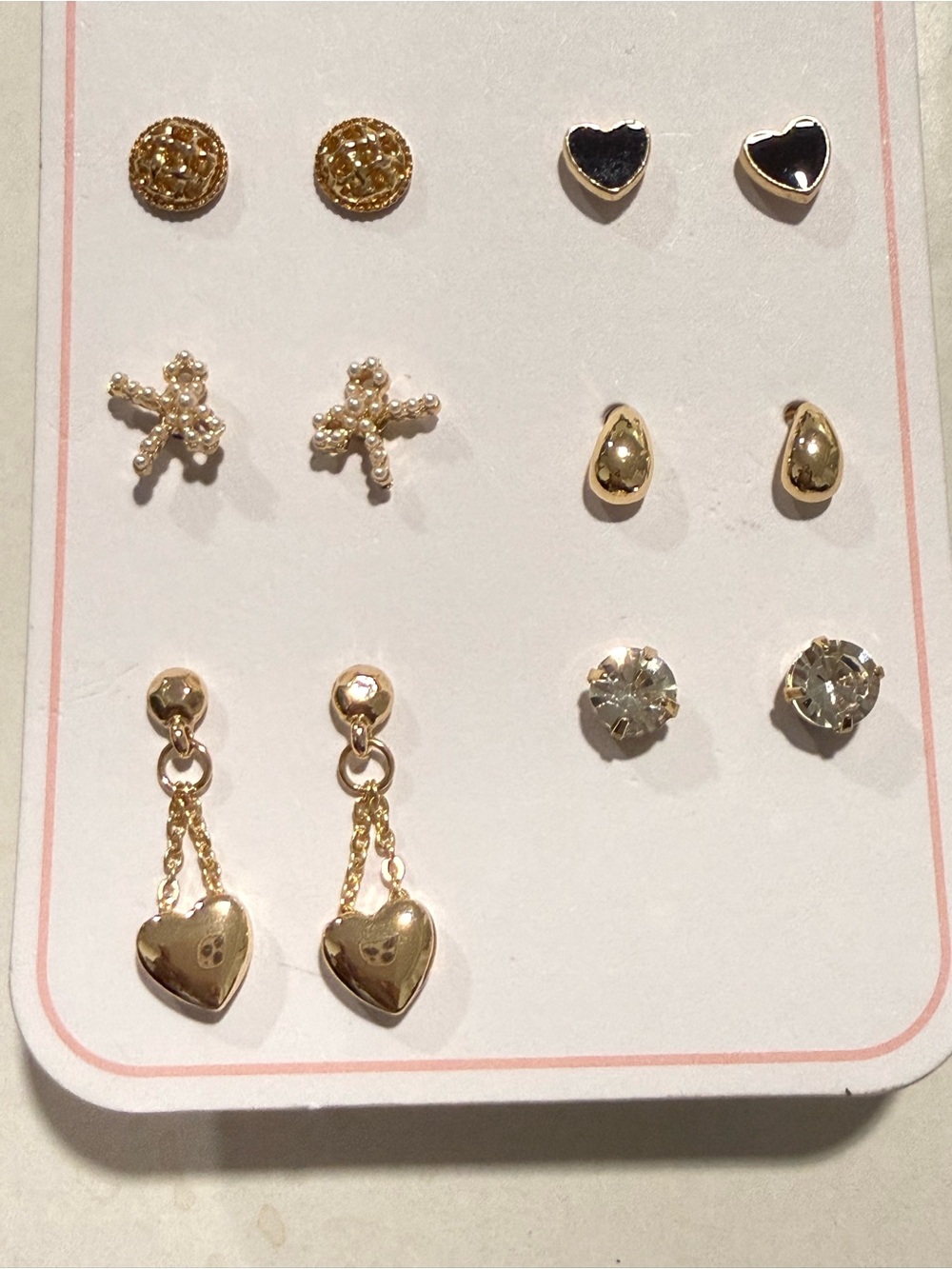 6 pairs Earrings set Women Jewelry